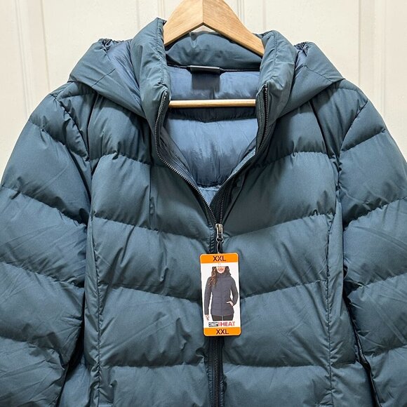 32 Degrees Women's Puffer Tech Jacket Size XXL Lightweight Water Resistant (NEW) - Picture 2 of 12